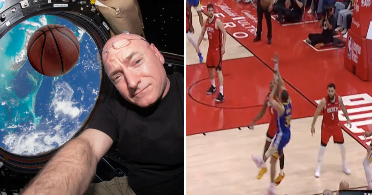 Steph Curry’s Space Shot: Bending Time, Geometry & Kevin Harlan